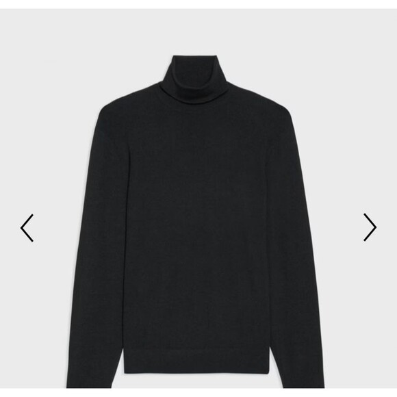 Theory Men's Black Regal Wool Soft Turtleneck Sweater Sz M $245 - Picture 1 of 15